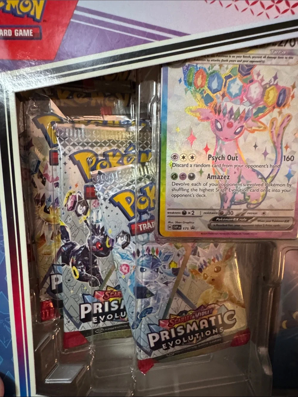 Pokémon premium Figure Collection prismatic Evolutions Espeon Umbreon Pin New